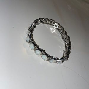 FRANCESCAS silver and stone bracelet